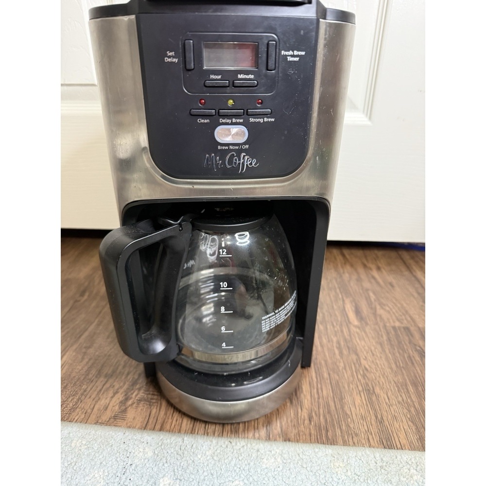 Mr.‎ Coffee BVMC-JPX37 Programmable Coffee Maker, Stainless Steel, 12-Cup